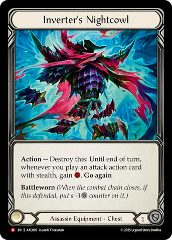 Inverter's Nightcowl [AAC005] (Armory Deck: Arakni)  Rainbow Foil