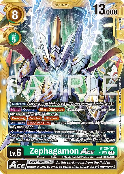 Zephagamon ACE [BT20-101] (Alternate Art) [Advanced Booster Digimon Generation]