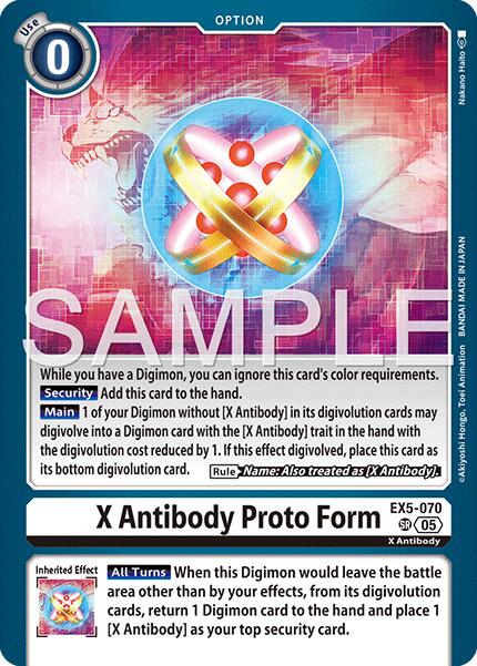 X Antibody Proto Form [EX5-070] [Advanced Booster Digimon Generation]