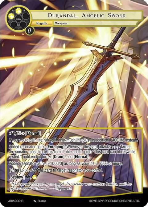 Durandal Angelic Sword (JRV-002 R) [Journey to Ravidra]