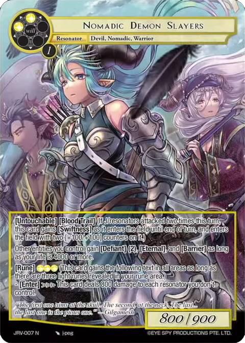 Nomadic Demon Slayers (JRV-007 N) [Journey to Ravidra]