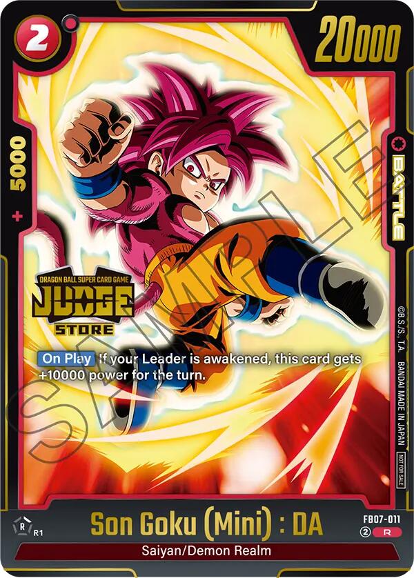 Son Goku (Mini) : DA (Judge Pack (Store Judge) 05) [Fusion World Tournament Cards]