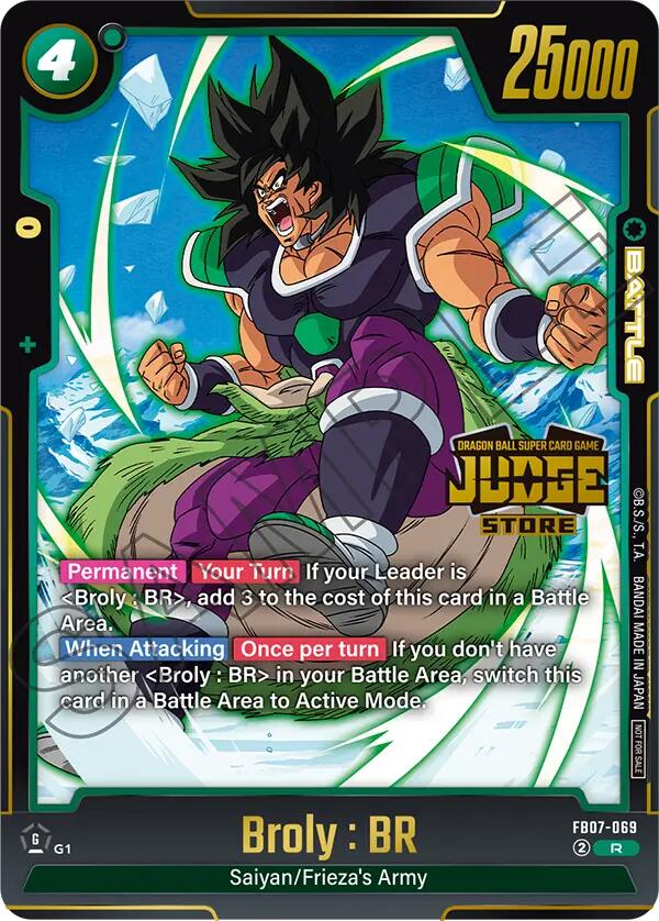 Broly : BR (Judge Pack (Store Judge) 05) [Fusion World Tournament Cards]