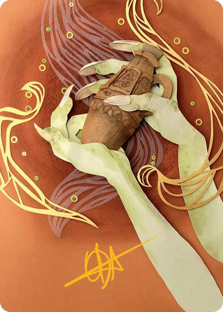 Thousand-Year Elixir Art Card (Gold-Stamped Signature) [Lorwyn Eclipsed Art Series]