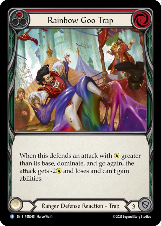 Rainbow Goo Trap (Red) (Regular) [PEN085] (Compendium of Rathe)