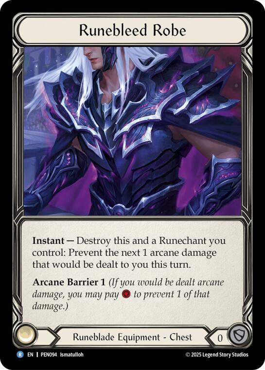Runebleed Robe [PEN094] (Compendium of Rathe)  Cold Foil