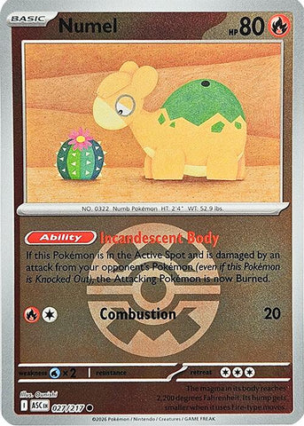 Numel (027/217) (Quick Ball) [Mega Evolution: Ascended Heroes]