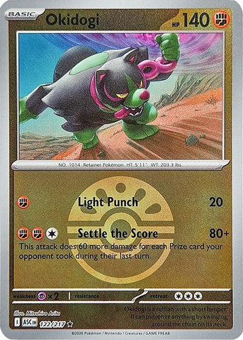 Okidogi (122/217) (Friend Ball) [Mega Evolution: Ascended Heroes]