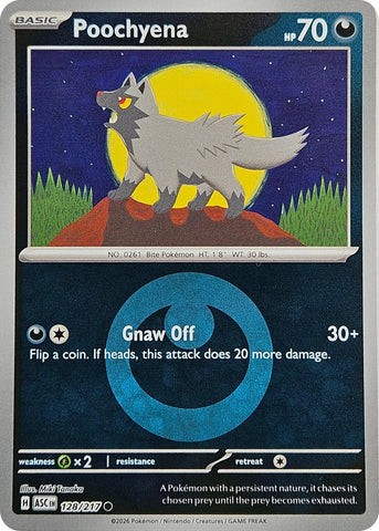 Poochyena (128/217) (Energy Symbol Pattern) [Mega Evolution: Ascended Heroes]