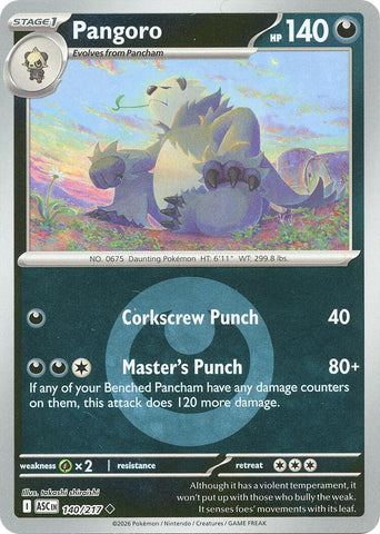 Pangoro (140/217) (Energy Symbol Pattern) [Mega Evolution: Ascended Heroes]