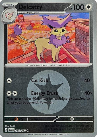 Delcatty (166/217) (Energy Symbol Pattern) [Mega Evolution: Ascended Heroes]