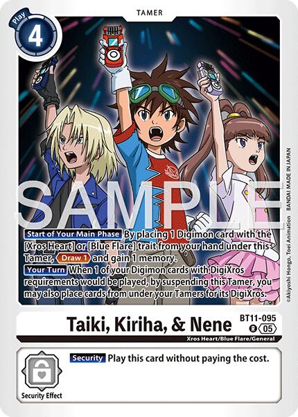 Taiki, Kiriha, & Nene [BT11-095] [Advanced Booster Digimon Generation]