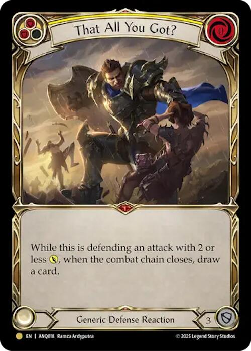 That All You Got (Yellow) (Gold) [ANQ018] (Compendium of Rathe - Antiquity Pack)