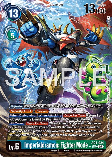 Imperialdramon: Fighter Mode [AD1-024] (Alternate Art) [Advanced Booster Digimon Generation]