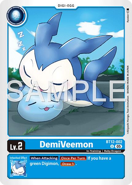 DemiVeemon [BT12-002] (Foil Reprint) [Advanced Booster Digimon Generation]