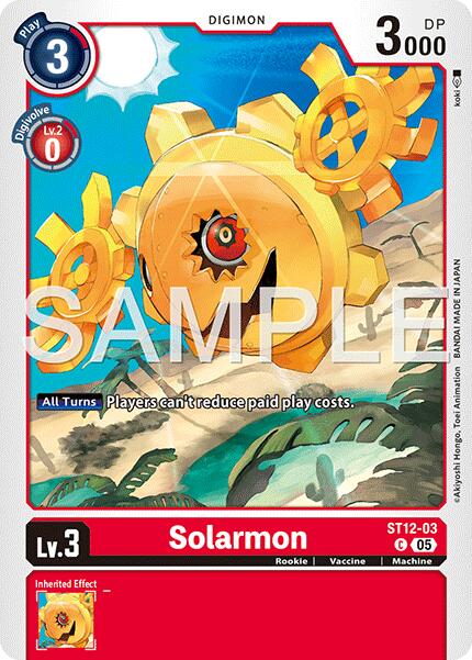 Solarmon [ST12-03] (Foil Reprint) [Advanced Booster Digimon Generation]