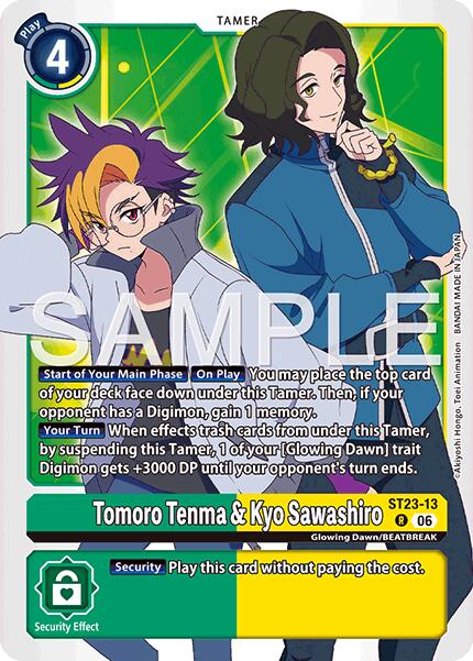 Tomoro Tenma & Kyo Sawashiro [ST23-13] [Starter Deck: Beatbreak]