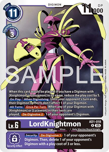 LordKnightmon [AD1-018] [Advanced Booster Digimon Generation]