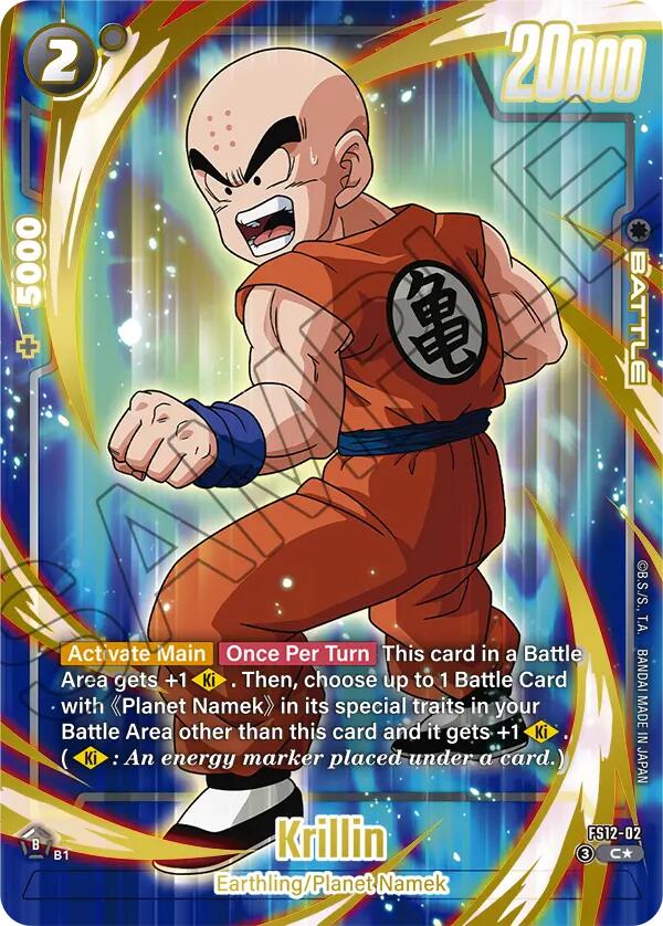 Krillin (FS12-02) (Gold) [Starter Deck EX: The Beat of Ki]