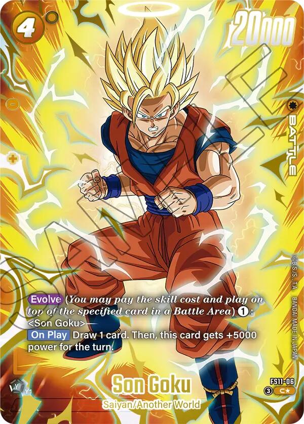 Son Goku (FS11-06) (Gold) [Starter Deck EX: The Phase of Evolution]