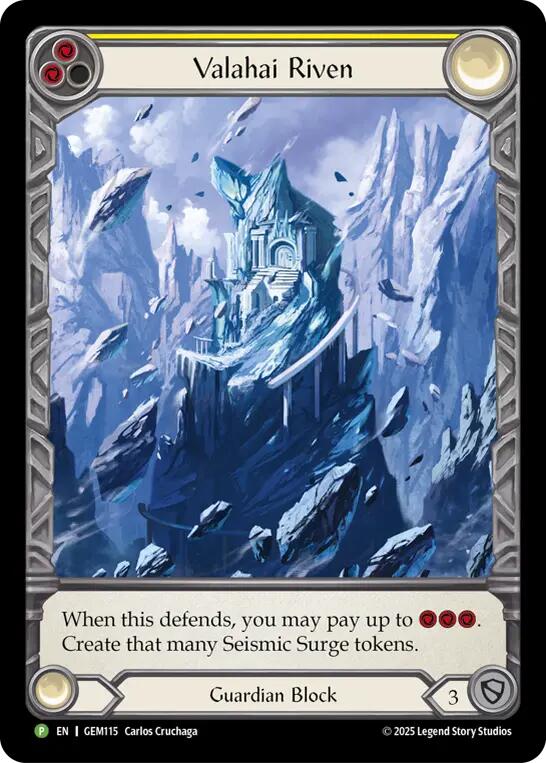 Valahai Riven (Yellow) [GEM115] (GEM Pack 4)
