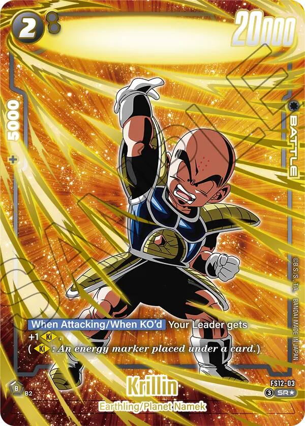 Krillin (FS12-03) (Gold) [Starter Deck EX: The Beat of Ki]