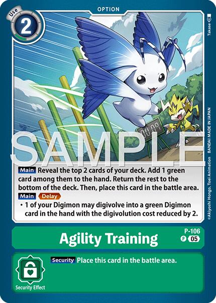 Agility Training [P-106] (Reprint) [Advanced Booster Digimon Generation]