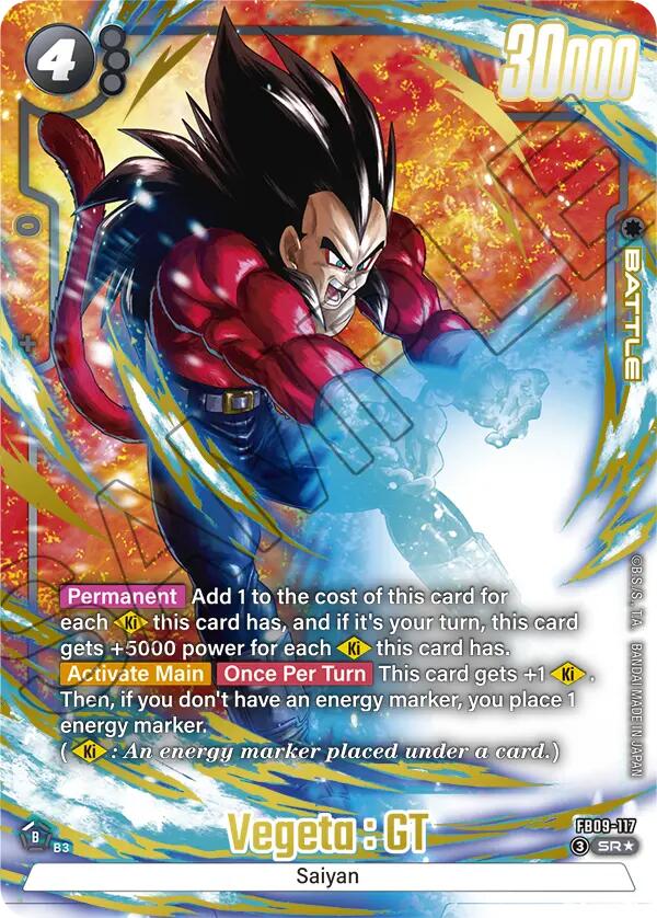 Vegeta : GT (FB09-117) (Alternate Art) [Dual Evolution]