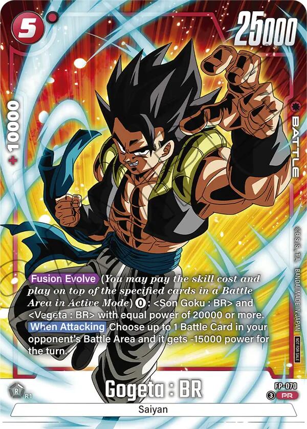 Gogeta : BR (Tournament Pack 10) [Fusion World Tournament Cards]