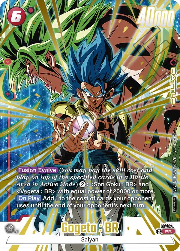 Gogeta : BR (2nd Anniversary Pack) [Fusion World Promotion Cards]