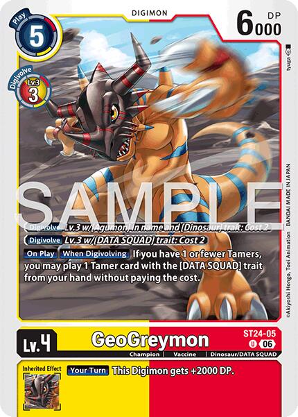 GeoGreymon [ST24-05] [Starter Deck: Data Squad]
