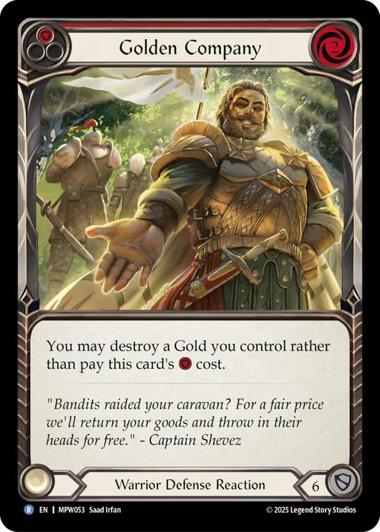 Golden Company (Red) [MPW053] (Mastery Pack Warrior)