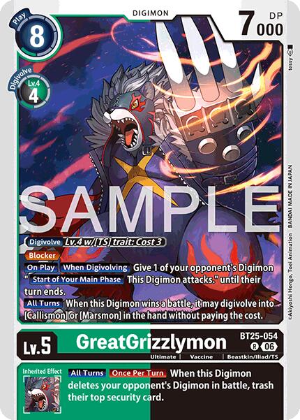 GreatGrizzlymon [BT25-054] [Dual Revolution]