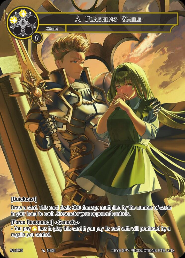 A Flashing Smile (WL075) [Promo Cards]