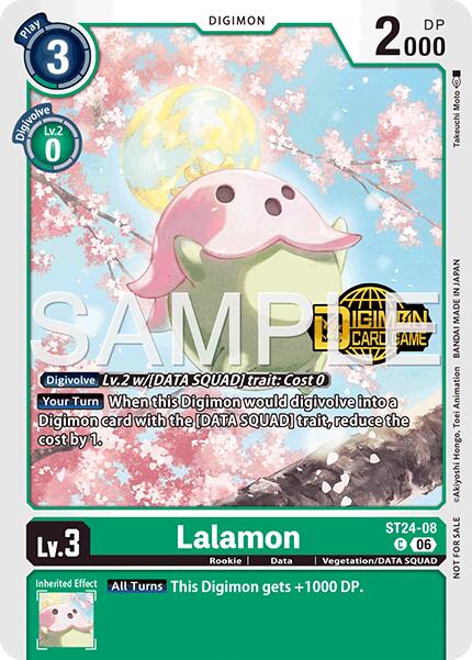 Lalamon [ST24-08] (Welcome Tamers Pack Vol.2) [Starter Deck: Data Squad]