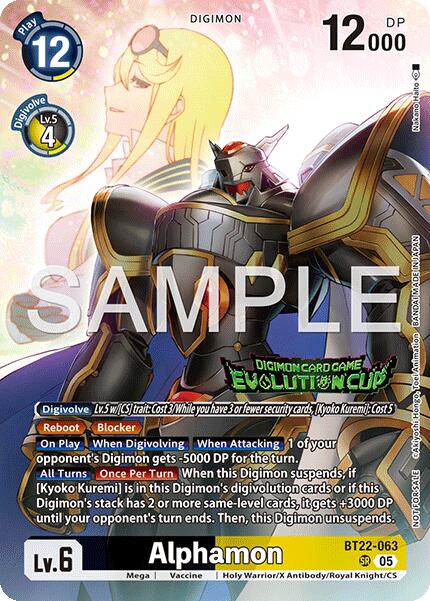 Alphamon [BT22-063] (Evolution Cup 2026 Vol. 2) [Cyber Eden]