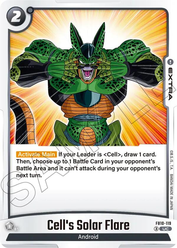 Cell's Solar Flare [Cross Force]
