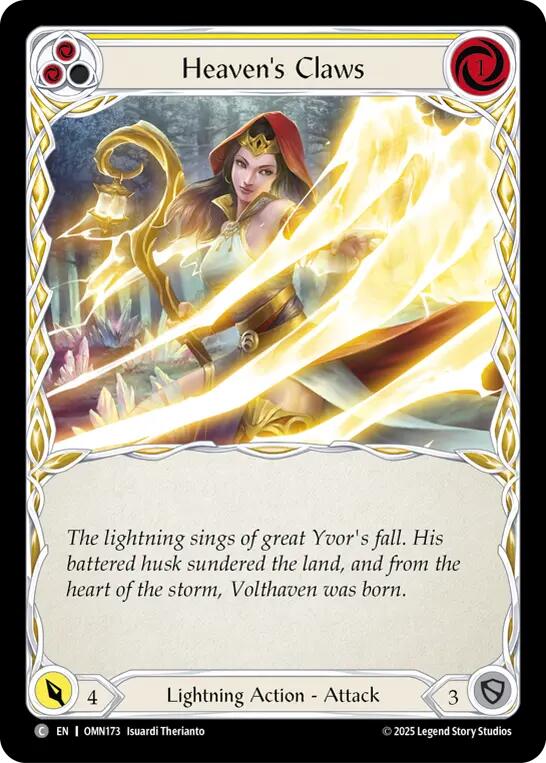 Heavens Claws (Yellow) [OMN174] (Omens of the Third Age)