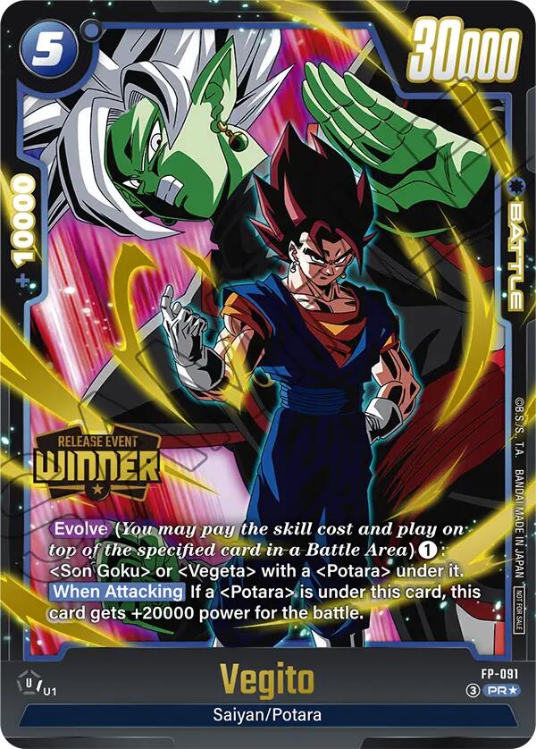Vegito (FP-091) (Release Event Winner) [Fusion World Promotion Cards]