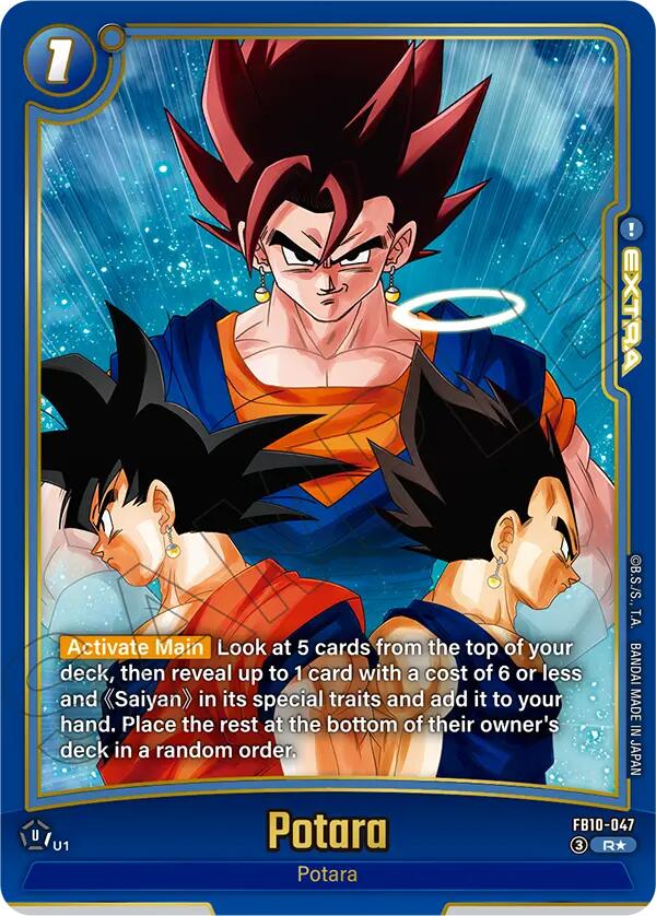Potara (Alternate Art) [Cross Force]