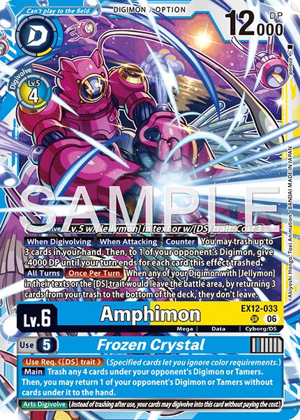 Amphimon // Frozen Crystal [EX12-033] [Digital World Shambala]