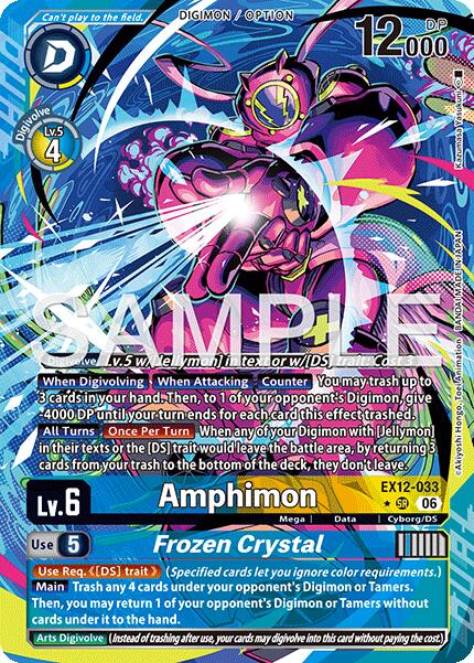 Amphimon // Frozen Crystal [EX12-033] (Altermate Art) [Digital World Shambala]