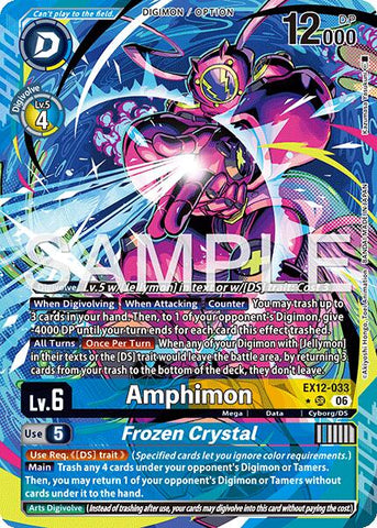 Amphimon // Frozen Crystal [EX12-033] (Altermate Art) [Digital World Shambala]