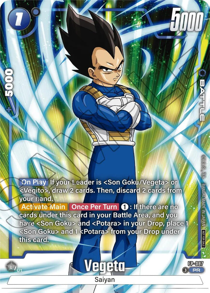 Vegeta (FP-087) (Tournament Pack 11) [Fusion World Tournament Cards]