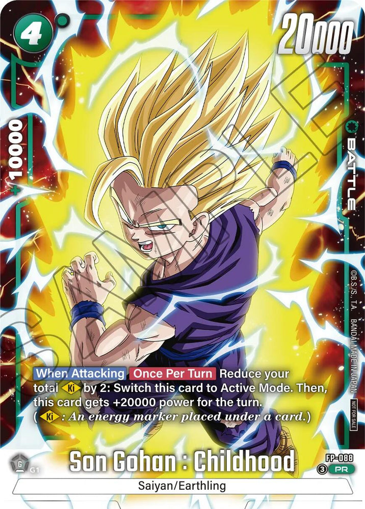 Son Gohan : Childhood (FP-088) (Tournament Pack 11) [Fusion World Tournament Cards]