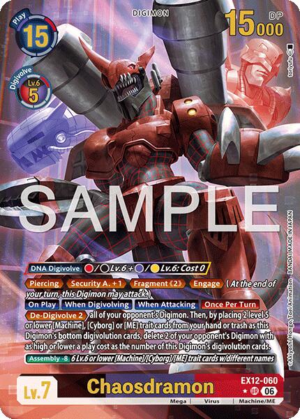 Chaosdramon [EX12-060] (Alternate Art) [Digital World Shambala]
