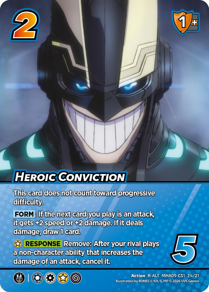 Heroic Conviction (Alternative Art) [Challenger Series: My Hero Academia - Final Battle]