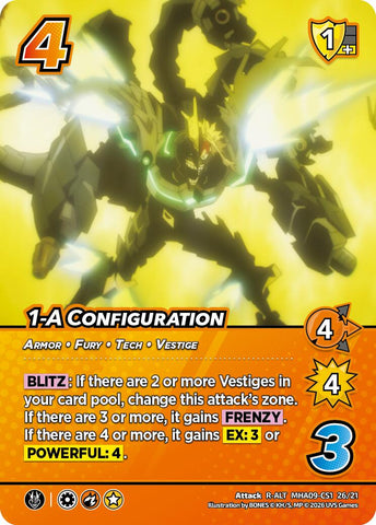 1-A Configuration (Alternative Art) [Challenger Series: My Hero Academia - Final Battle]