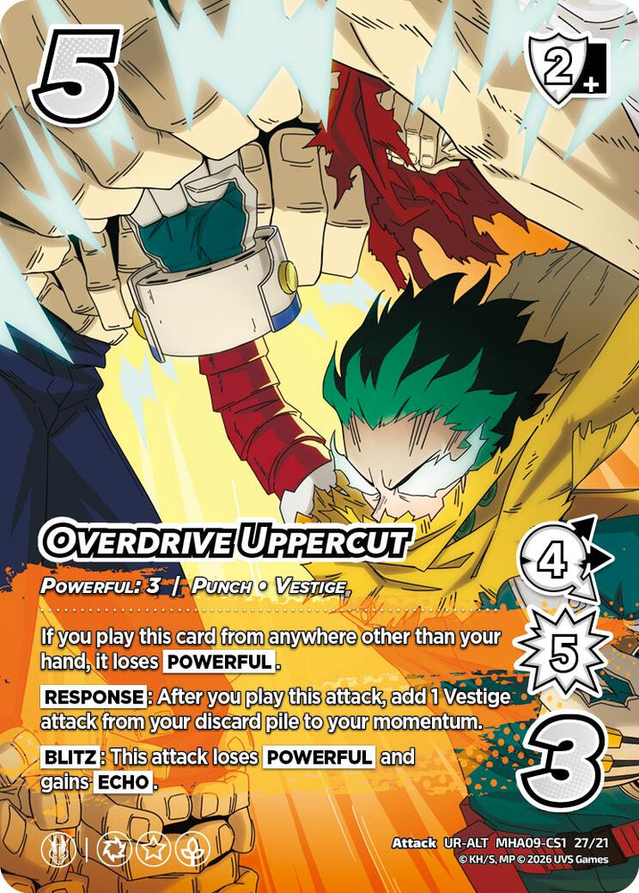 Overdrive Uppercut (Alternative Art) [Challenger Series: My Hero Academia - Final Battle]