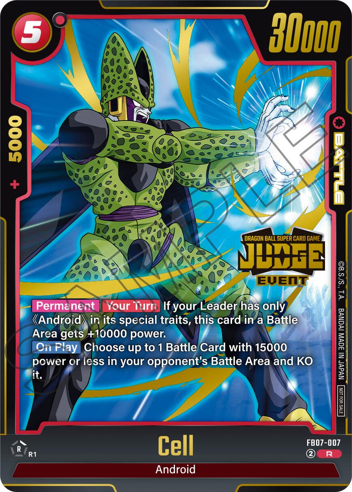 Cell (Judge Pack Event Judge 05 - Event Judge) [Fusion World Tournament Cards]
